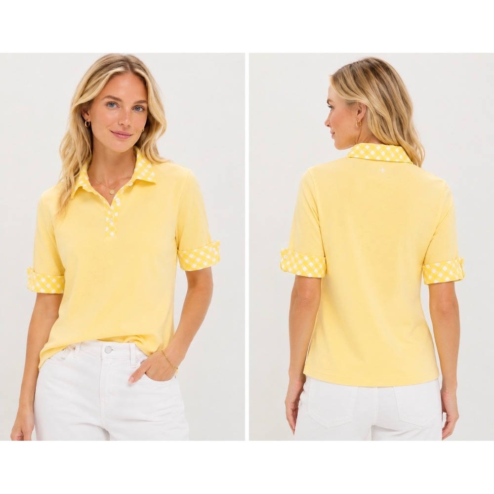 TUCKERNUCK Lemon Yellow Prynn Polo SZ XXL NWT